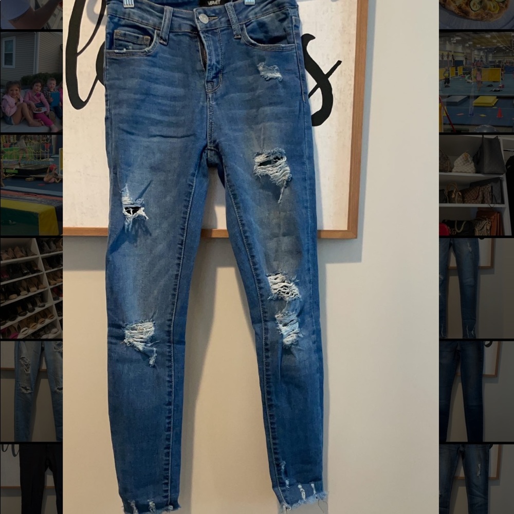 Velvet curvy high rise Jeans